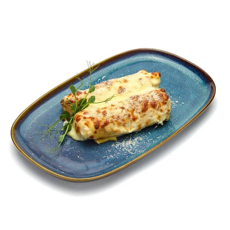 Clătite cu sos bechamel, pui și ciuperci